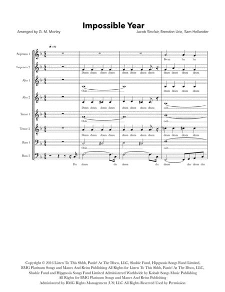 Impossible Year A Cappella Ssaattbb Page 2