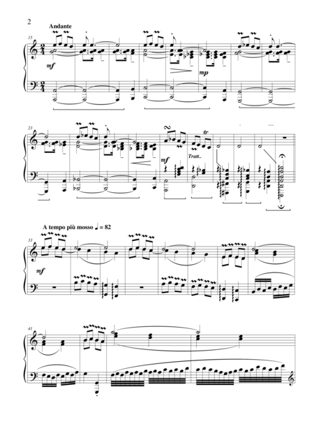 Impromptu Study N 3 In D Minor For Piano Page 2