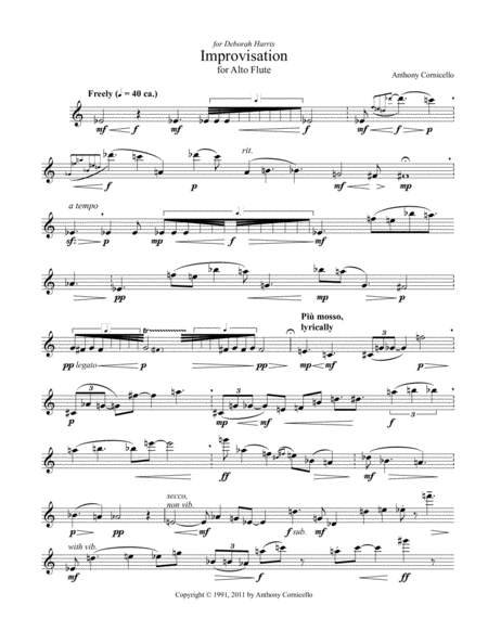 Improvisation For Alto Flute Page 2