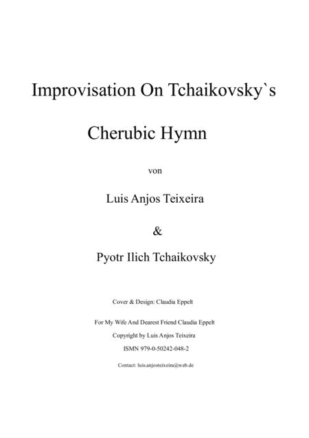 Improvisation On Tchaikovskys Cherubic Hymn Page 2