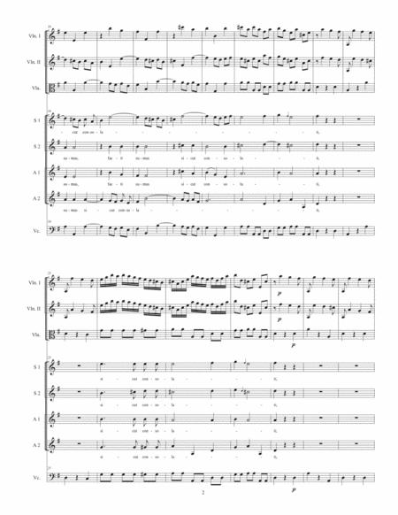 In Convertendo Dominus Full Score And Parts Page 2