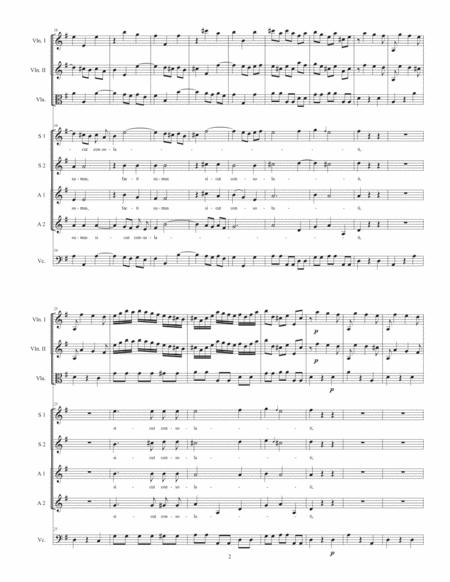 In Convertendo Dominus Full Score Page 2