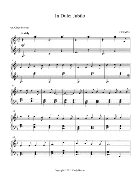 In Dulci Jubilo Arranged For Lever Or Pedal Harp From My Book Winterscape Page 2