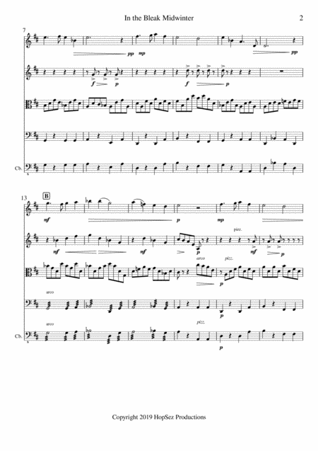 In The Bleak Midwinter String Orchestra Page 2