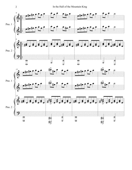 In The Hall Of The Mountain King Piano Duet Page 2