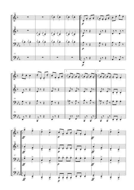 Infernal Galop Can Can For Brass Quartet Page 2