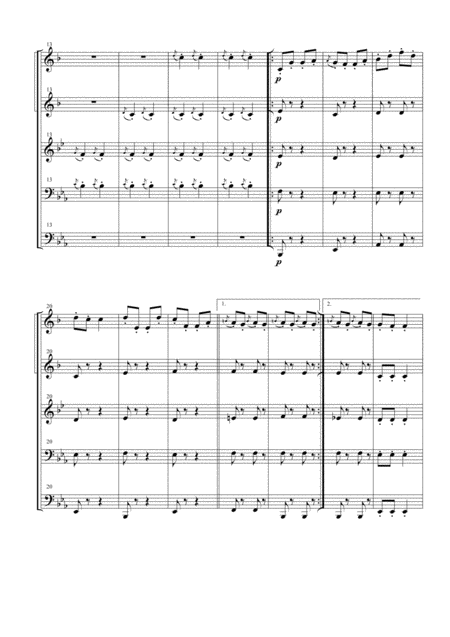 Infernal Galop Can Can For Brass Quintet Page 2