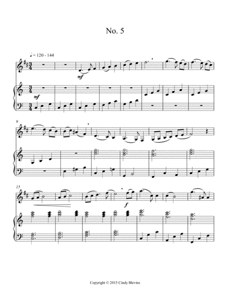 Intermediate Clarinet Study 5 From The Blevins Collection Melodic Technical Studies For Bb Clarinet Page 2