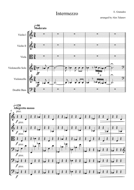 Intermezzo From Opera Goyescas Page 2