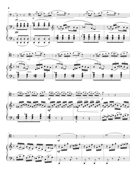 Intermezzo From Suite No 1 Op 43 For Cello And Piano Page 2