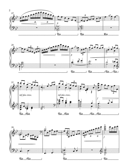 Intermezzo In B Flat For Piano Page 2