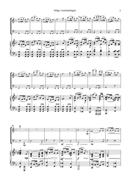 Intg I Sommarhagen For Piano Trio Page 2