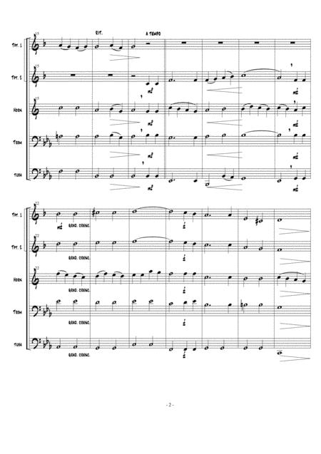 Irish Blessing Brass Quintet Page 2