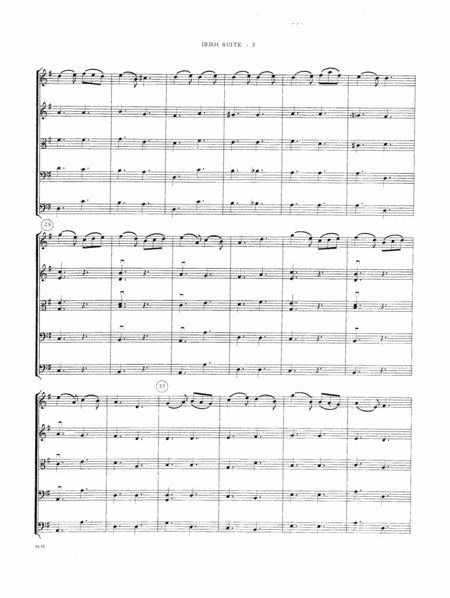 Irish Suite Full Score Page 2