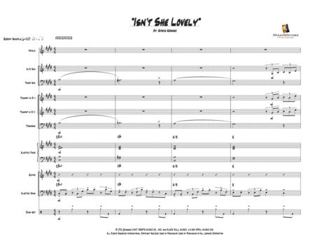 Isnt She Lovely Vocal 9 Piece Original Key E Major Page 2