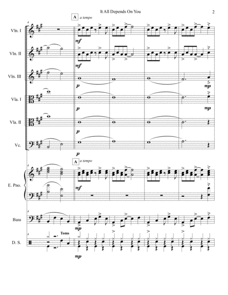 It All Depends On You String Sextet Page 2