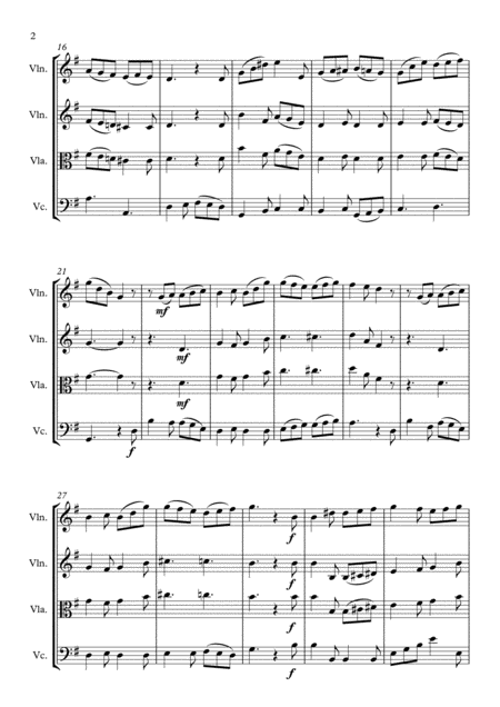 It Came Upon The Midnight Clear For String Trio Page 2