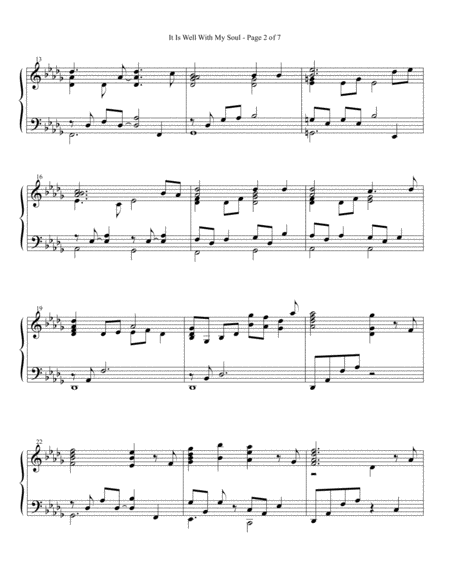 It Is Well With My Soul Piano Solo By Eric Carlson Page 2