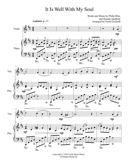 It Is Well With My Soul Sacred Violin And Piano Page 2