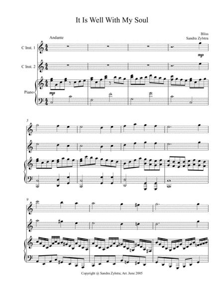 It Is Well With My Soul Treble C Instrument Duet Page 2