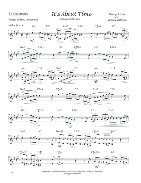 Its About Time For Clarinet Tenor Saxophone Trumpet Page 2