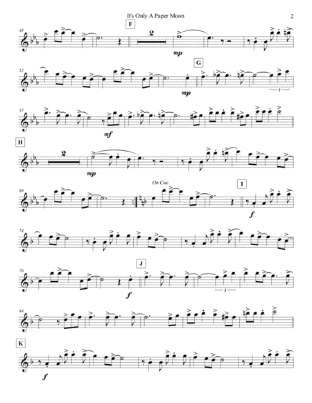 Its Only A Paper Moon Flute 2 Page 2