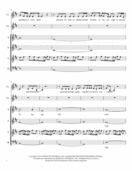 Its Time Satb Acapella Arrangement Page 2