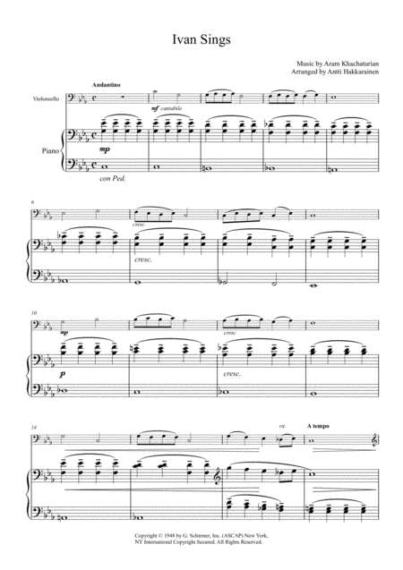 Ivan Sings Cello Piano Page 2