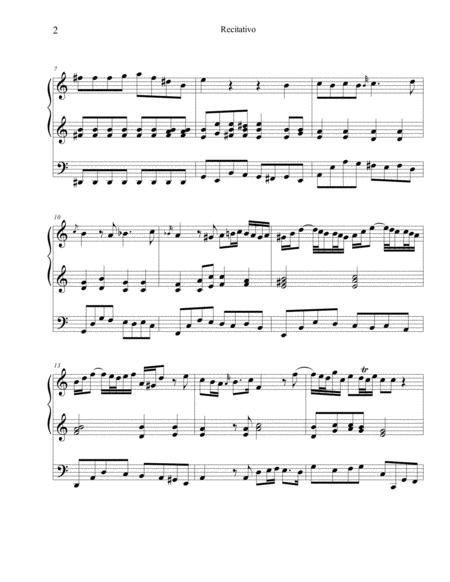 J A Bach Recitativo From Cantata 51 Transcribed For Organ Solo Page 2