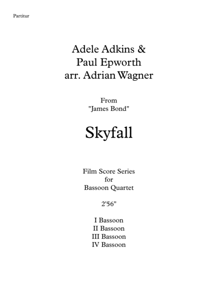 James Bond Skyfall Bassoon Quartet Arr Adrian Wagner Page 2