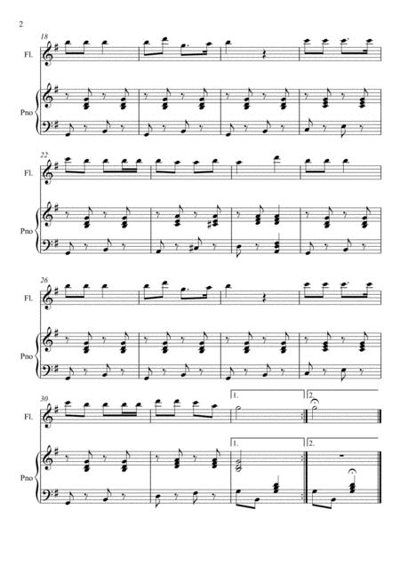 James Lord Pierpont Jingle Bells Flute Solo Page 2