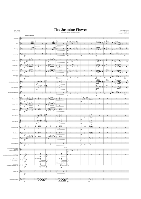 Jasmine Flower The For Violin Concert Band Page 2
