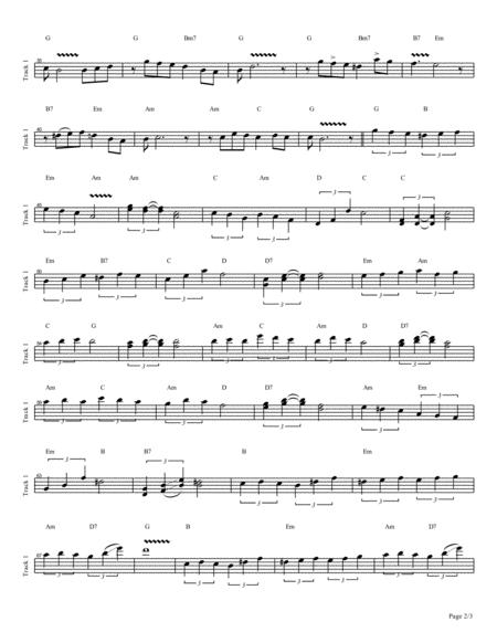 Jazz Solo Study 27 Rock Version Page 2