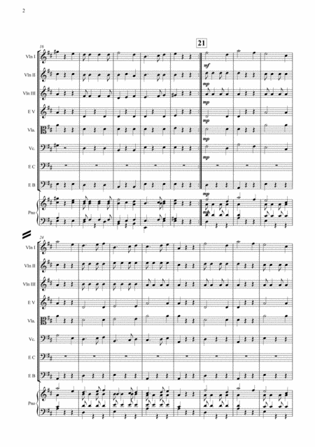 Jazz Waltz For Junior String Ensemble Page 2