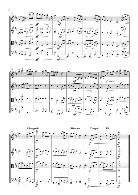 Jerusalem For String Quartet Page 2