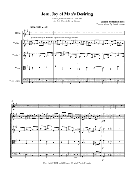 Jesu Joy Of Mans Desiring Oboe Page 2