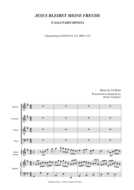 Jesus Bleibet Meine Freude Choral From Cantata 147 Bwv 147 Satb Choir Organ And Solo Instrument Page 2