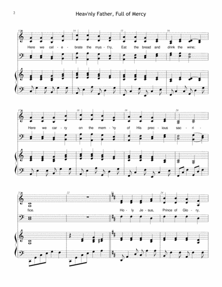 Jesus I Come Piano Accompaniment For Flute Page 2