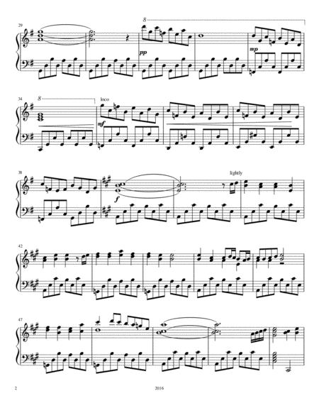 Jesus Loves Me For Solo Piano Page 2