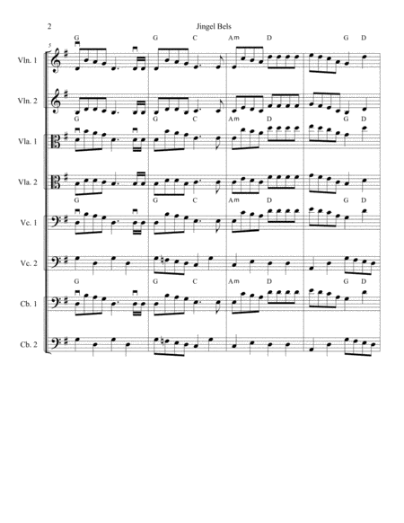 Jingle Bells For Strings Page 2