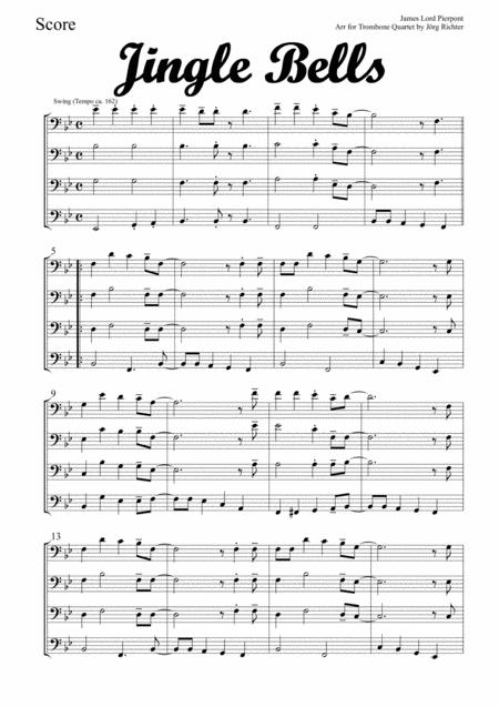 Jingle Bells For Trombone Quartet Page 2
