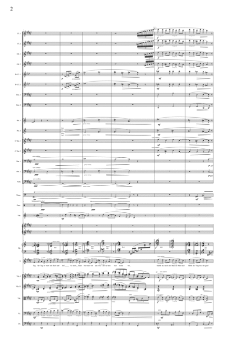 Joseph Beer Romanza From La Polonaise 1977 Aria For Soprano Score And Parts Page 2