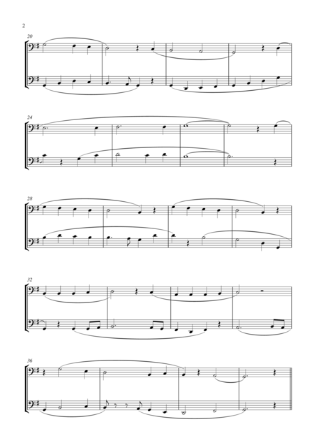 Joy To The World For Bassoon Duet Suitable For Grades 1 5 Page 2