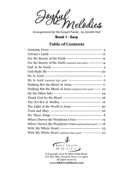 Joyful Melodies Piano Book 1 Page 2