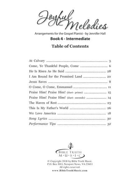 Joyful Melodies Piano Book 4 Page 2