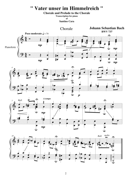 Js Bach Chorales Transcriptions For Piano Page 2