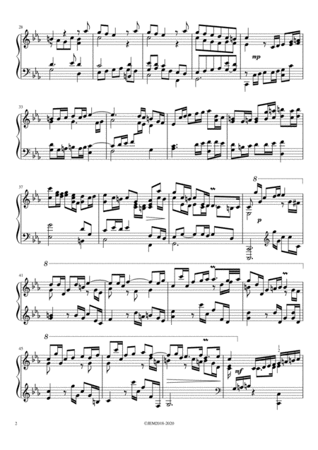 Js Bach Passacaglia Bwv 582 Arrangment Transcription For Piano By Jaap Eilander Page 2