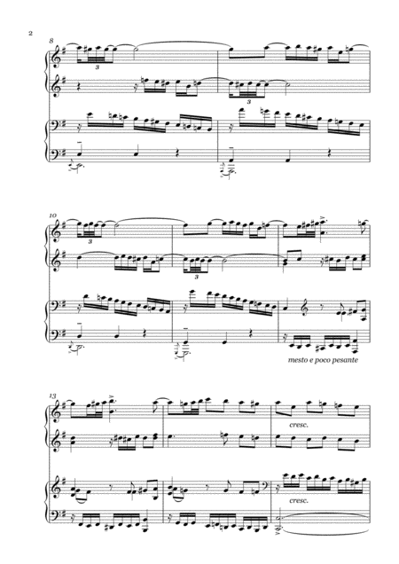 Js Bach Prelude Fugue Bwv 548 1 Piano 4 Hands Page 2