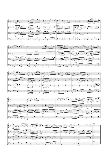 Js Bach Siciliana For String Quartet Cb210 Page 2