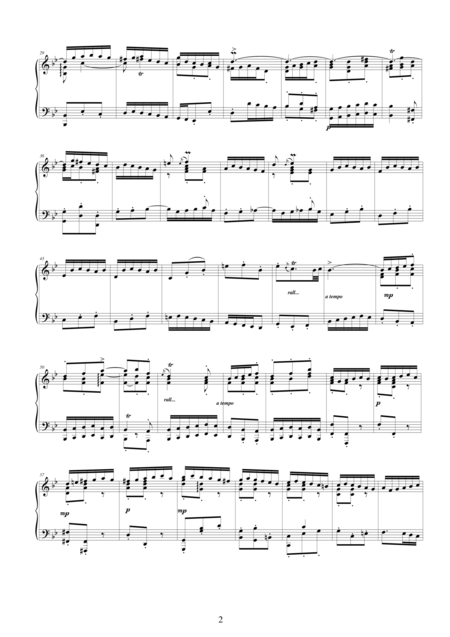 Js Bach Violin Concerto In G Minor Bwv 1056 Mov 3 Presto Piano Solo Page 2